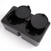G-PLUS Floor Mounted Console Dual Cup Holder Insert Compatible with