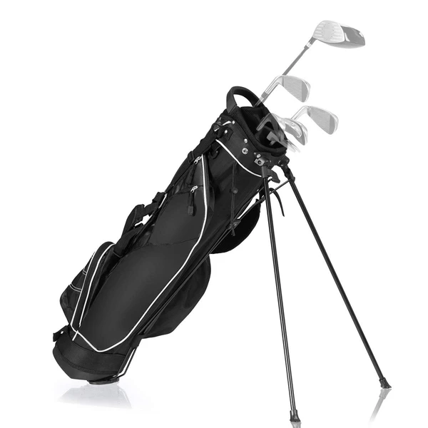 GYMAX Stand Bag, Lightweight Golf Carry Bag with 4 Pockets
