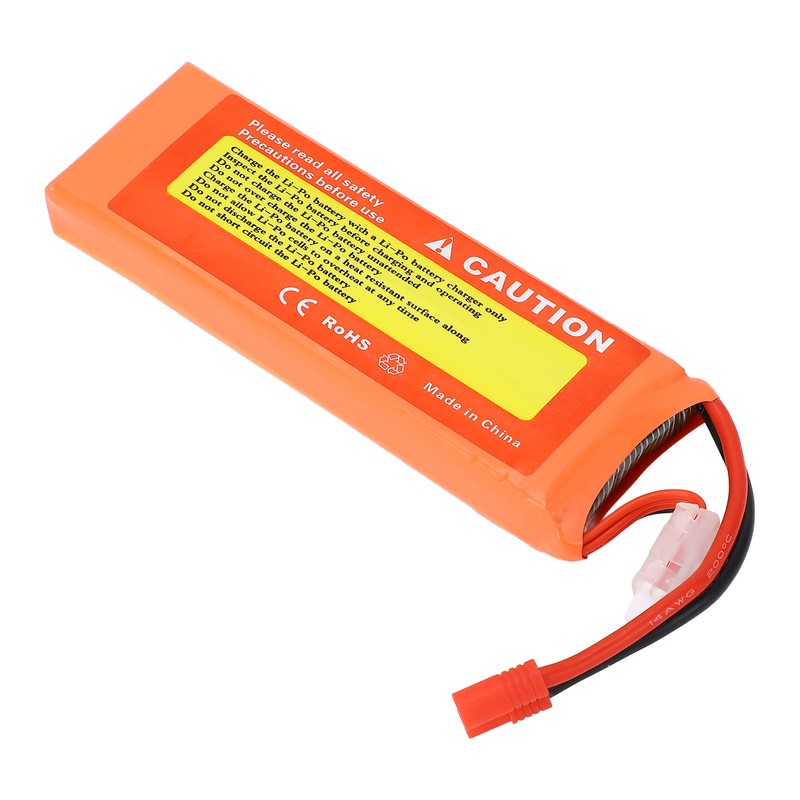 11.1V 3000mAh 35C Lithium Battery with Banana 3.0 Plug Long