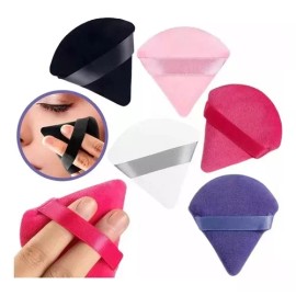 Mafab Set 10 Esponjas Puffs Blender Polvo Triángulo Maquillaje