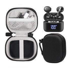 getgear case for TOZO T21 Wireless Earbuds, 5.3 Bluetooth Headphone and T20 Wireless Earbuds Bluetooth Headphones (Red)