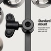 MEINL Percussion HTHH1BK Headliner Series Hihat Tambourine Stainless Steel 1row