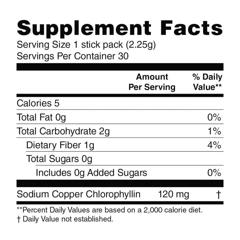 Nature's Sunshine Chlorophyll Stick Packs - Sweet Melon