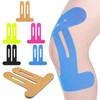 Pack of 10 Kinesiotapes Knee, Latex-Free Kinesiology Tape, Pre-Cut Knee,