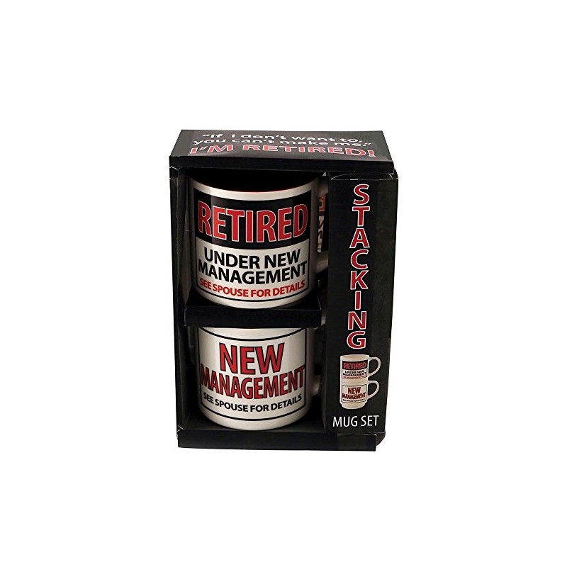 Our Name Is Mud Retired Stacking Mugs, Ceramic, Multi-Colour, 9