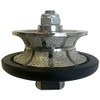 1-1/4" Full Bullnose Diamond Hand Profile Wheel for Granite, Marble,