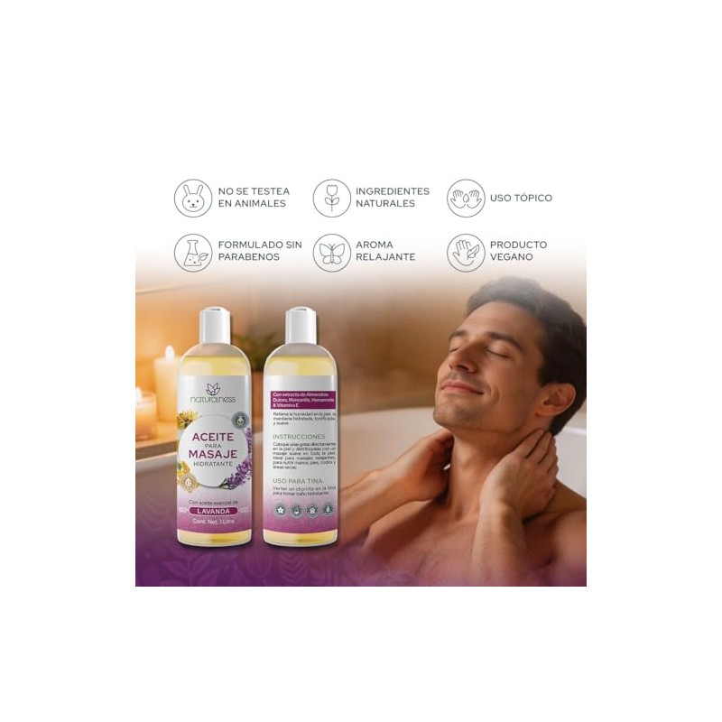 padre Hidratante NATURALNESS (LAVANDA-1LITRO)