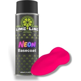 LiME LiNE Automotive Neon Hot Pink Basecoat Spray Paint - 14 Oz