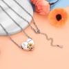 XIUDA Heart Ashes Necklace Urn Necklace with Sunflower You Are