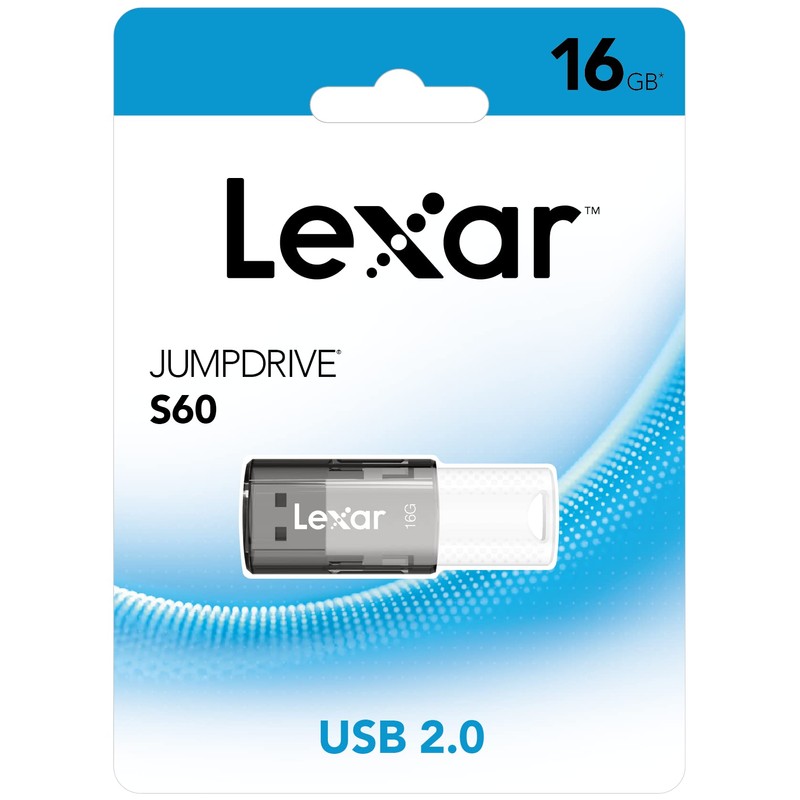 Lexar - JumpDrive 16GB S60 USB Flash Drive