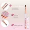 Acrylic Nail Brush Size 4,KEMEISI 100% Pure Kolinsky Nail Art