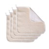 4 Pack Exfoliating Face Body Wash Cloth, Soft-Weave Scrub Towel