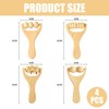 Pack of 4 Hand Massager, Manual Massager, Wooden Massager, Roller