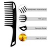 Wide Tooth Hair Comb Argan Oil Infused With Comfortable Handgrip