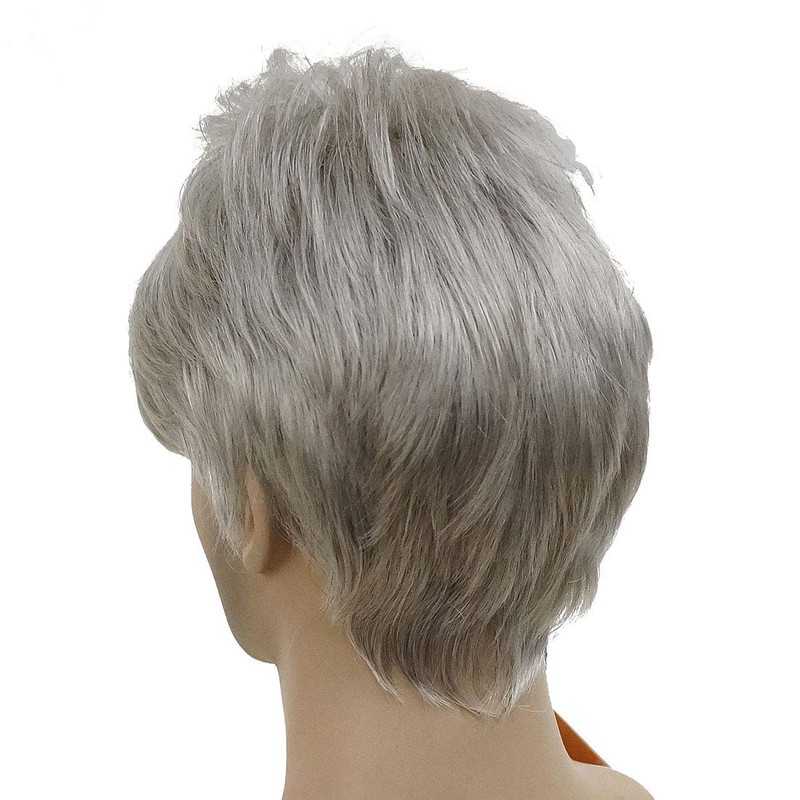Lydell Men Wig Natural Short Straight Hair Synthetic Full Wigs
