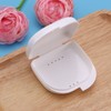 ROSENICE Dental Box Prosthesis Case with Ventilation Holes and Hinged