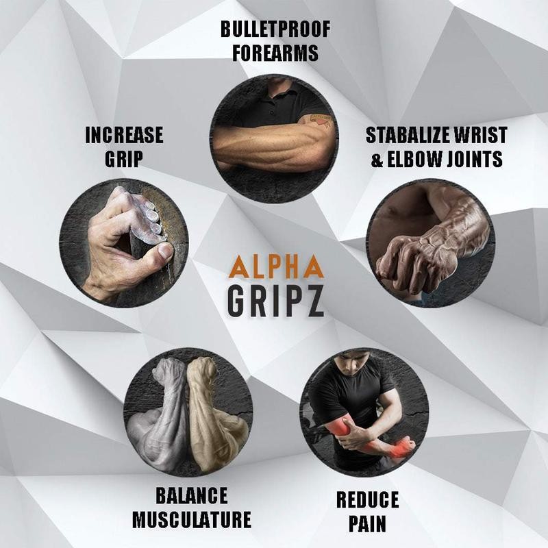 Alpha Gripz DIAL GRIPZ - Strengthener Set - Style: Dial