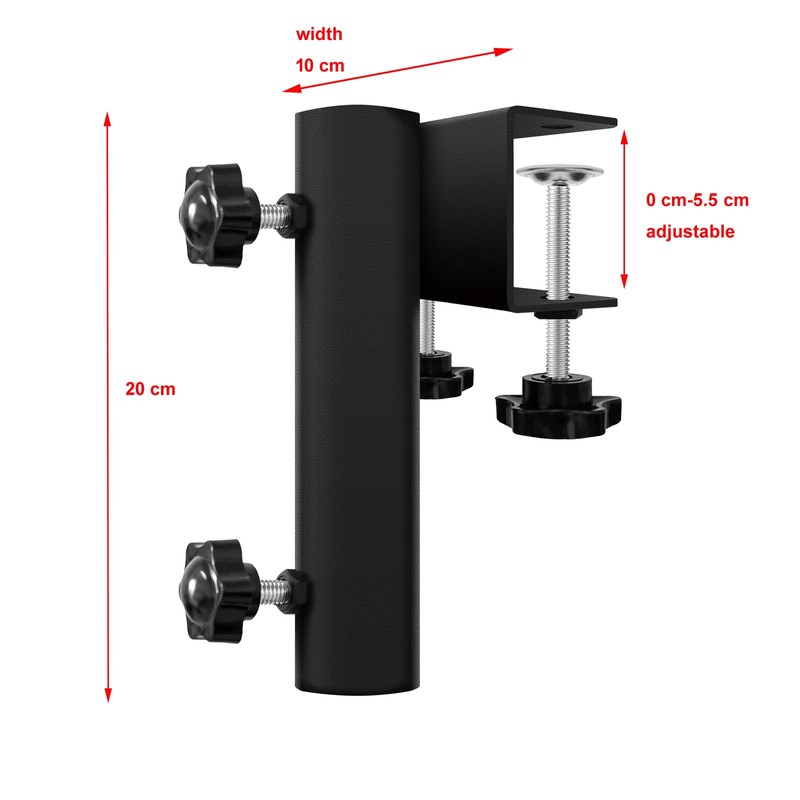 BSWAN Flagpole Bracket, Railing Flagpole Bracket, Parasol Mount, Truck Bed,