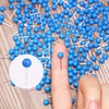 Map Tacks Push Pins Small Size 300 Packs (Blue, 1/5