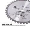 Wadoy 9 Inch Table Saw Blade, (2 Pack) 9" Circular