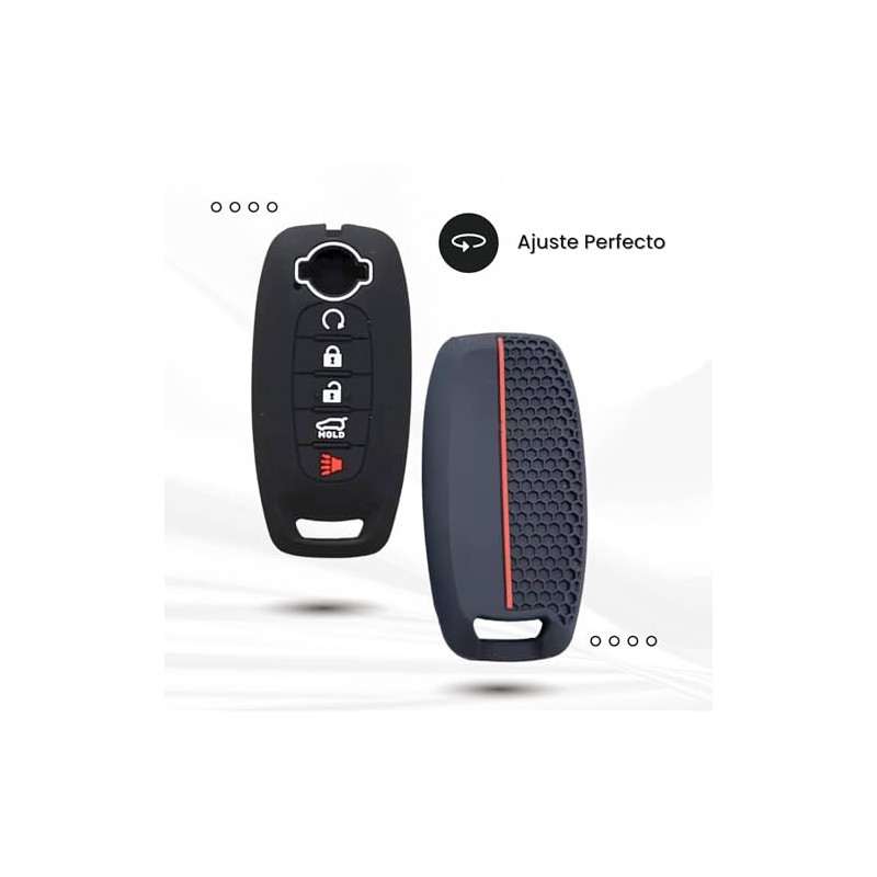 Genérico Funda de Silicona para Llave de Coche Nissan Versa