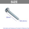 TERF® M5 X 35mm Pozi Pan Head Machine Screws Stainless