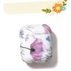 TEHAUX Portable TPU Earphone Case Dustproof Flower Pattern Protector for