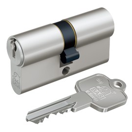 BASI | V50 Profile Short Cylinder 27/27 mm | Different Locking | Profile Cylinder | Door Cylinder Lock Cylinder for House Entrance Doors | Cylinder Lock with 3 Keys
