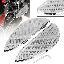 Unbranded Chrome Driver Floorboards For Harley Softail Electra Street Glide Road King FLTR