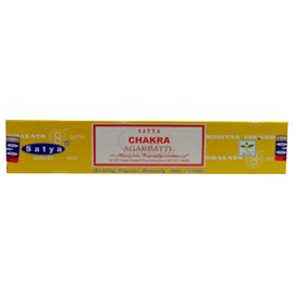 Satya Nag Champa Chakra Incense Sticks | x1 pack | comes with SAMASIA bookmark | Incense can be used for Aromatherapy, Spa, Yoga, Weddings, Meditation, Healing, Positivity and Relaxation