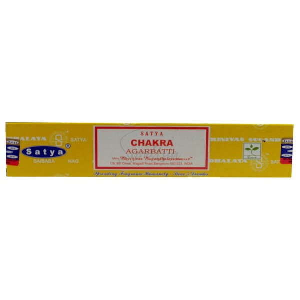 Satya Nag Champa Chakra Incense Sticks | x1 pack |