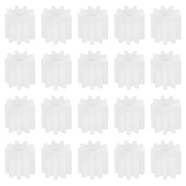 OTOTEC Pack of 50 Motorcycle Gears with 9 Teeth 0.5 Module Plastic Gears Opening 1.95 mm Outer Diameter 5.5 mm Height 5 mm Tight Fit with Shaft with 2 mm Diameter Suitable for RC Car Model
