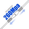 ATMOREA Aluminum Magnesium Alloy Wire 14 Gauge 1640ft (500m) -