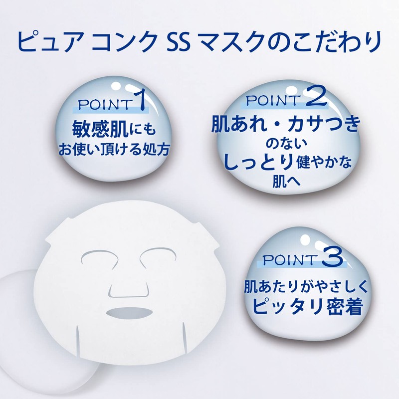 Sekkisei Clear Wellness (For Sensitive Skin) Pure Conch SS Mask,