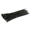 Gocableties Pack of 100 Black Cable Ties, 250mm x 2.5mm,