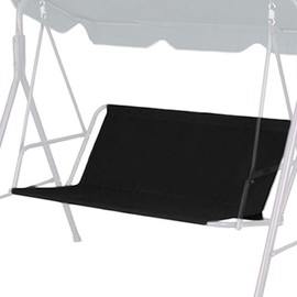 Imeisuit Swing Seat Replacement Cover, 600D Oxford Heavy Duty Waterproof Swing Bench Cover for Outdoor Porch Garden Yard 2/3 Seat Patio Swing Chair (58.3"x19.6"x19.6", Black)