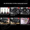 SHENKENUO 4 Sides H11 LED Headlight High or Low Beam
