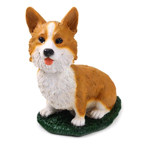 Animal Den Corgi Pembroke Dog Bobblehead Figure for Car Dash