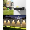 VOLISUN Solar Fence Lights, Fence Lights Solar Powered, IP65 Waterproof