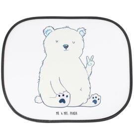 Mr. & Mrs. Panda Car sun shade polar bear lazy - gift, office, office job, relaxing, teddy bear, sun car, north pole, sun protection children, teddy