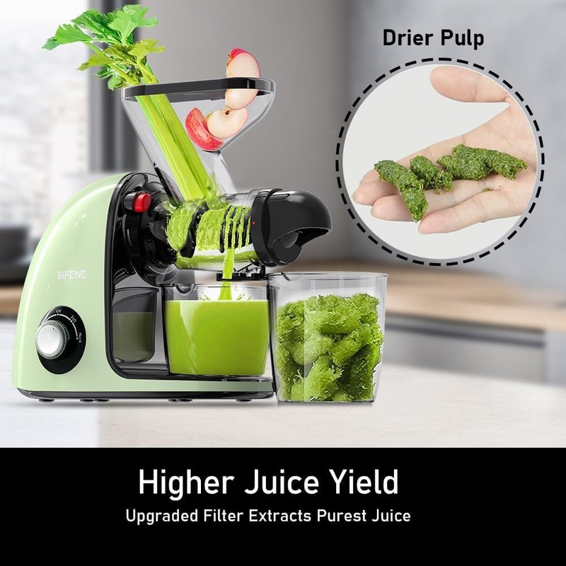 SiFENE Slow Masticating Cold Press Juicer Machines for Fruit &