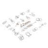 Metal Wire Puzzles Educational Logical Thinking Development Interlock Puzzles Set