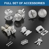 4 Set All Keyed Same Entry Door Knobs and Single