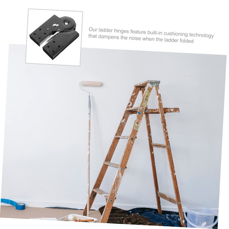 2pcs Ladder Heavy Duty Hinge,Step Ladder Hinges Folding,Heavy Duty Ladder