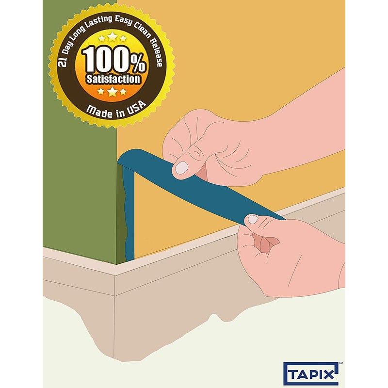 Wide Blue Painters Tape, 6 inch x 60 Yards, 3D