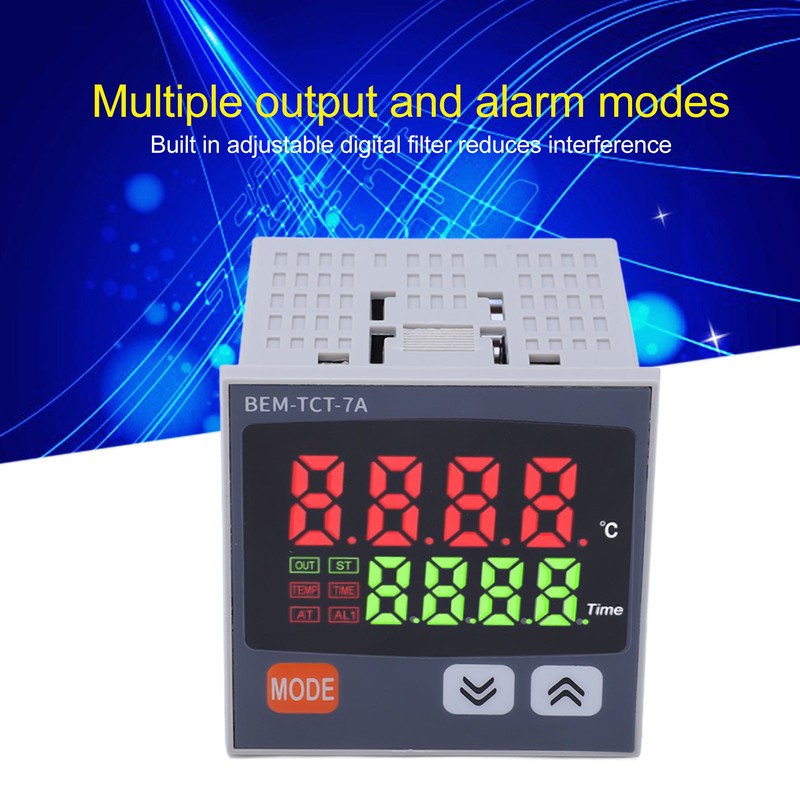 Digital Display Temperature Controller Relay Output Thermostat for Heat Press