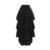 Cacycasa Womens Steampunk Victorian Cosplay Costume High-Low Show Skirt (X-Large,