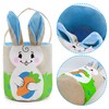 JOYIN 2 Pcs Easter Bags Easter Bunny Basket Set for