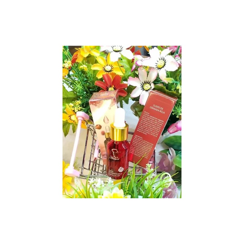 Suero De Granada Roja Hidratante Facial Antienvejecimiento