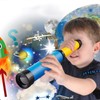 Children Plastic Telescope DIY Making Kit Observation Educational Scientific Toy